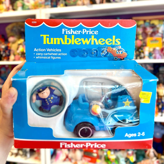 Fisher - Price: TumbleWheels Policecar #2260 (80s) - PopCultGang