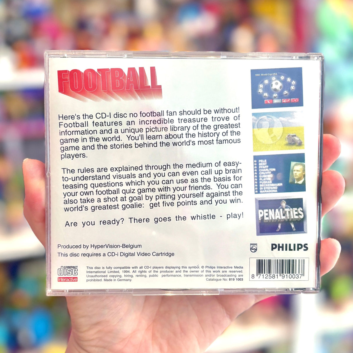 Football: The History, The Rules, The Masters, The Penalty Game (Phillips CD-I) - PopCultGang
