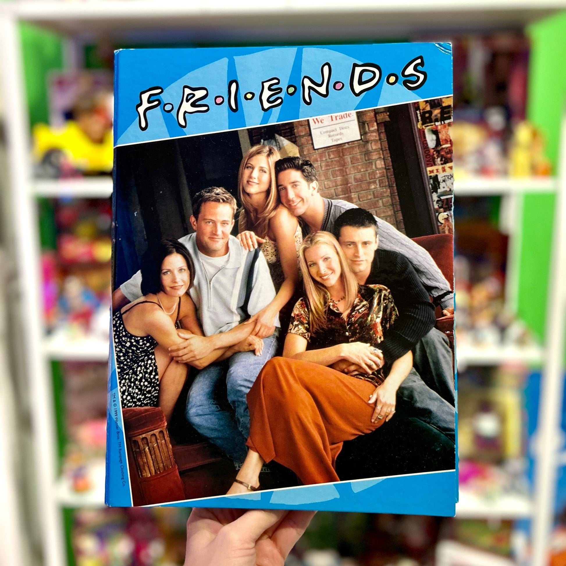 Friends TV - Series: Vintage Blue Ring - binder (Warner Bros., 1999) - PopCultGang