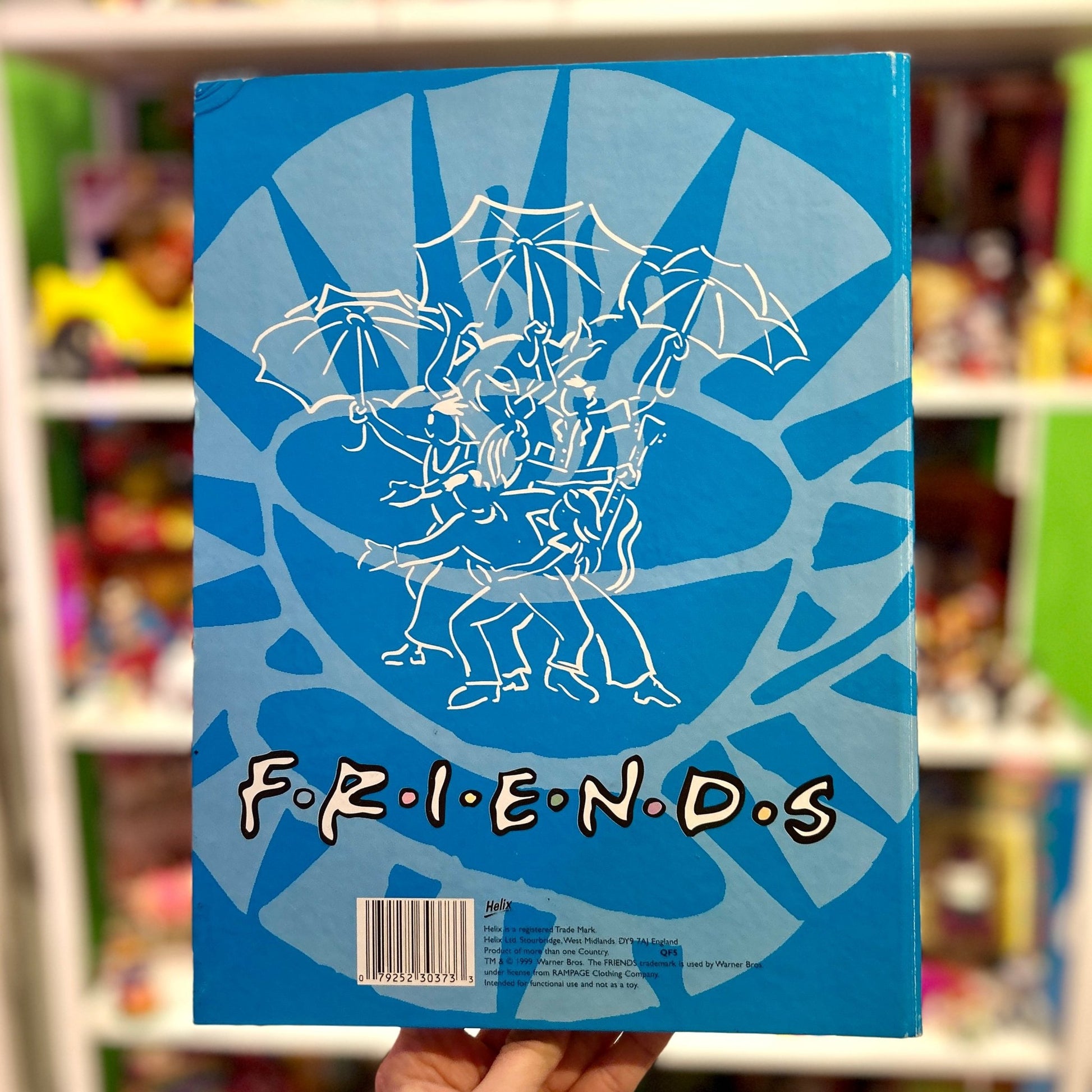 Friends TV - Series: Vintage Blue Ring - binder (Warner Bros., 1999) - PopCultGang