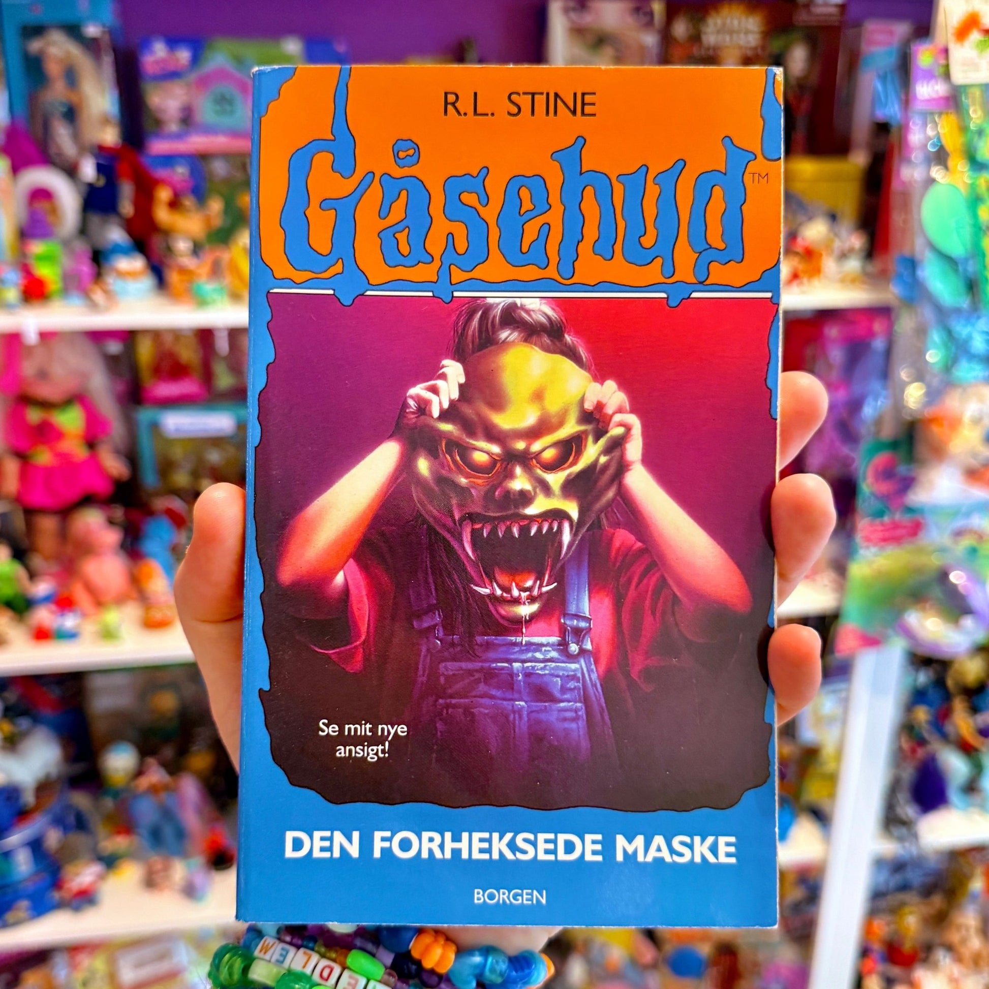 Gåsehud: Det Forheksede Maske - 11 (danish book, 90s) - PopCultGang