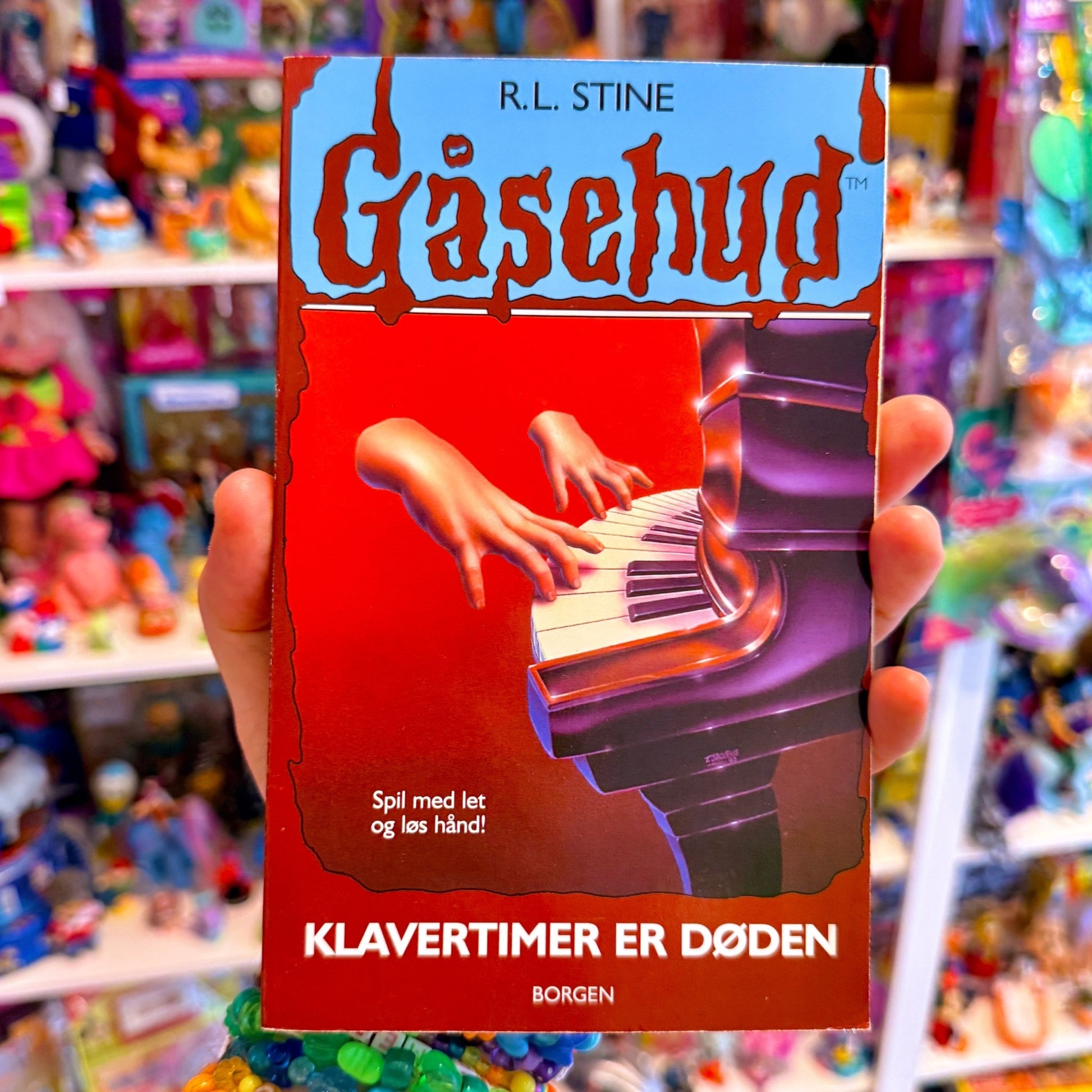 Gåsehud: Klavertimer Er Døden - 13 (danish book, 90s) - PopCultGang