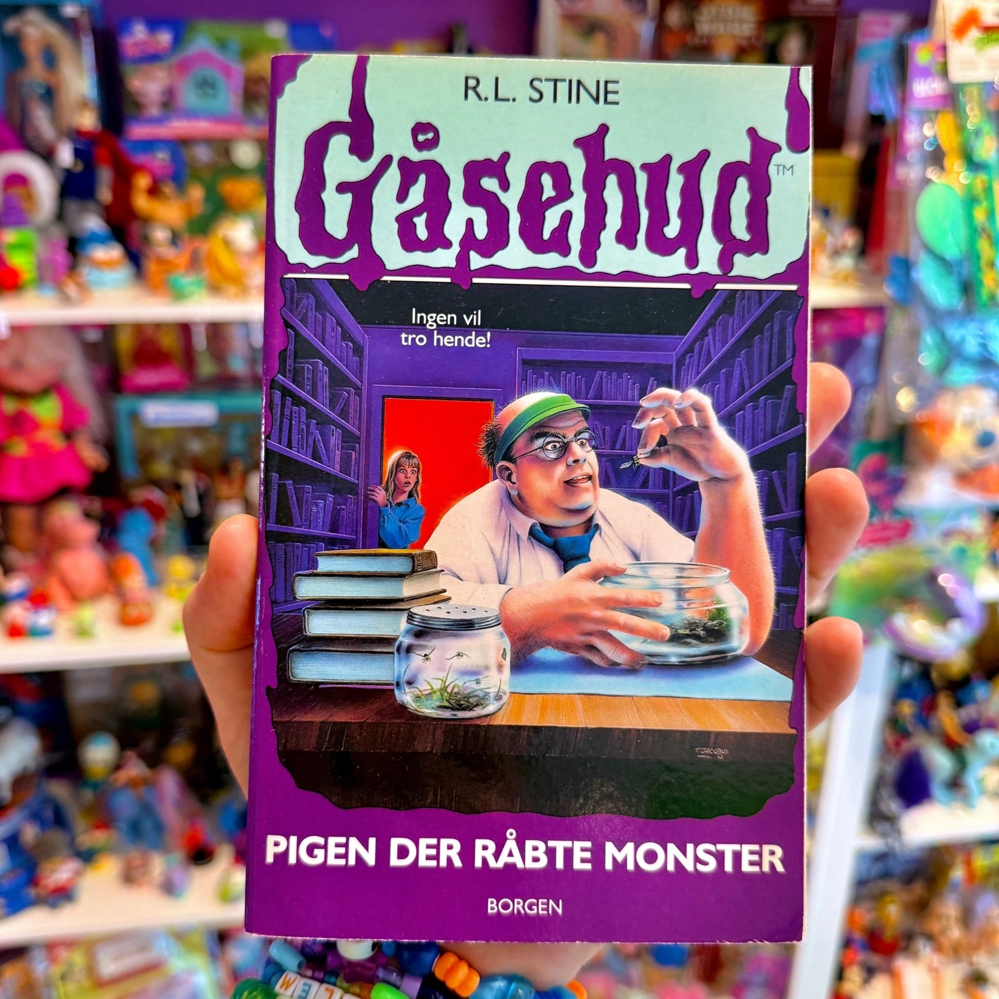 Gåsehud: Pigen Der Råbte Monster - 9 (danish book, 90s) - PopCultGang