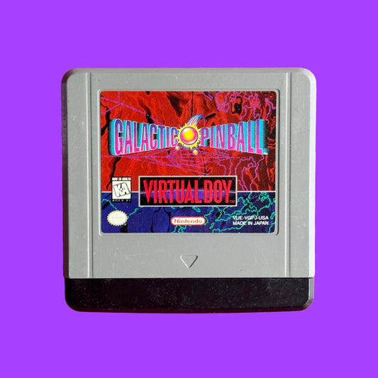 Galactic Pinball (USA, Nintendo Virtual Boy) - PopCultGang