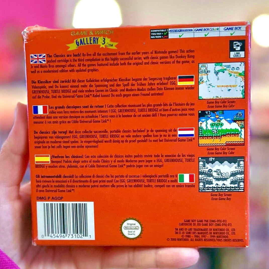 Game & Watch Gallery 3 (CIB, Gameboy Color) - PopCultGang