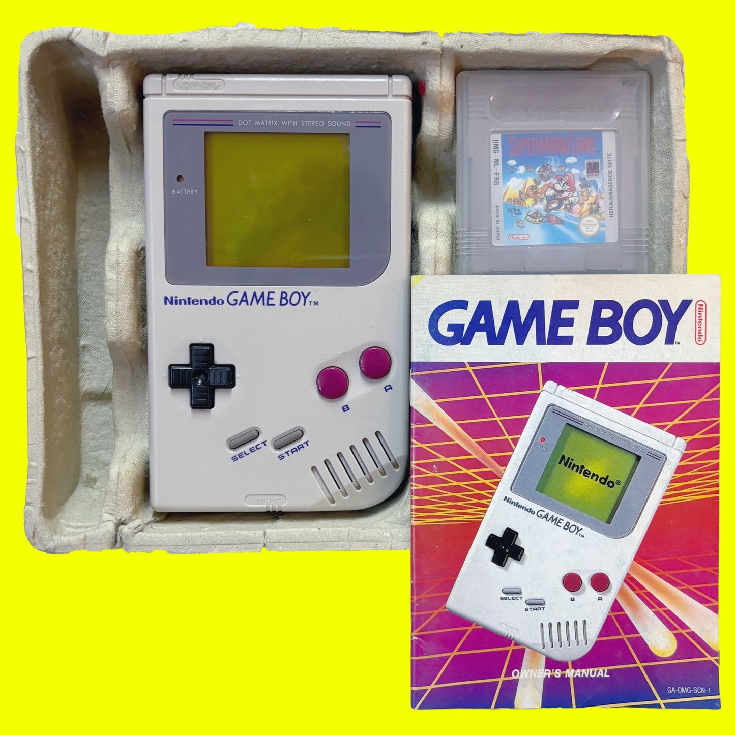 Gameboy DMG - 01: Super Mario Land Combo Pack (Boxed, Nintendo) - PopCultGang