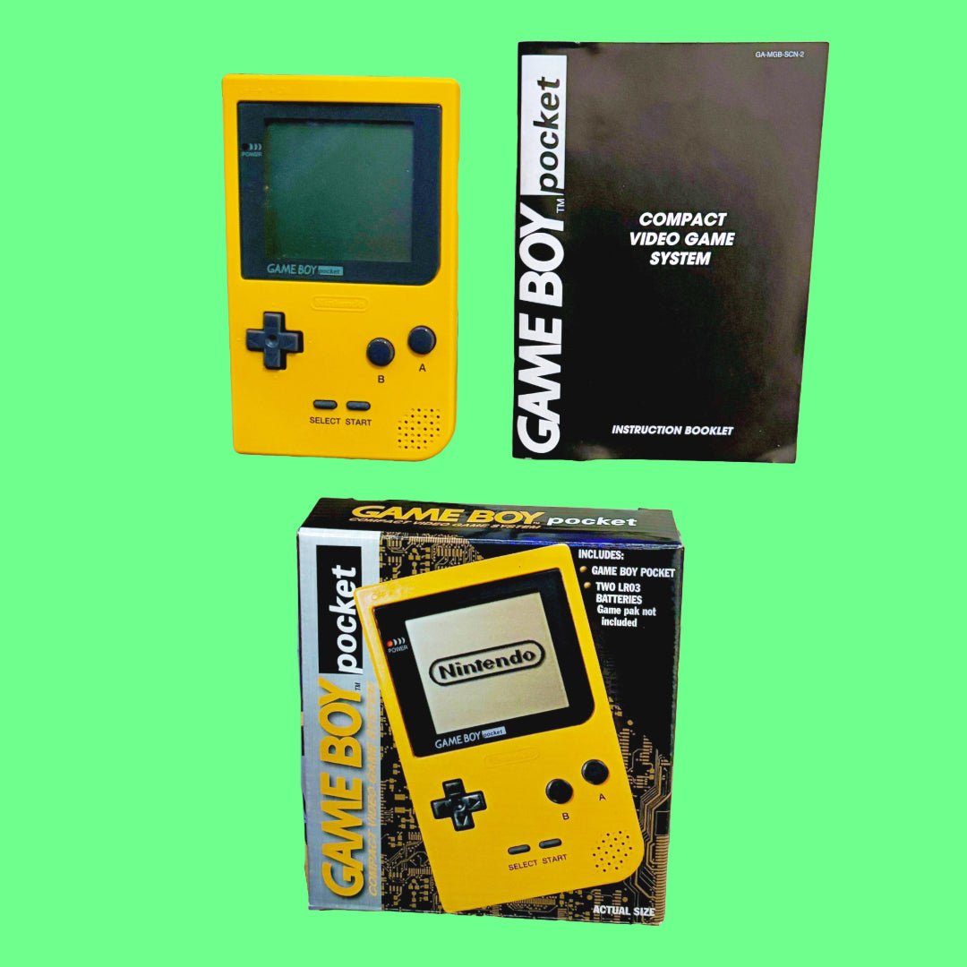 Gameboy Pocket Yellow (CIB, Nintendo) - PopCultGang