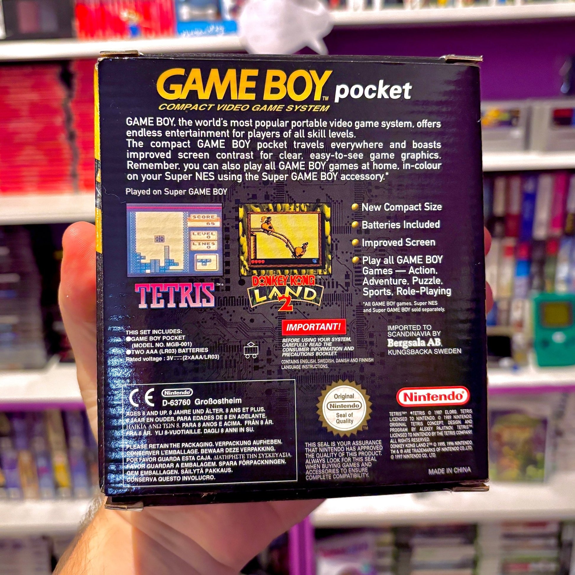 Gameboy Pocket Yellow (CIB, Nintendo) - PopCultGang