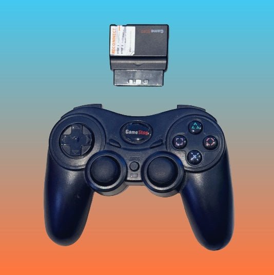 GameStop - Wireless PS2 Playstation 2 Controller + Dongle - PopCultGang