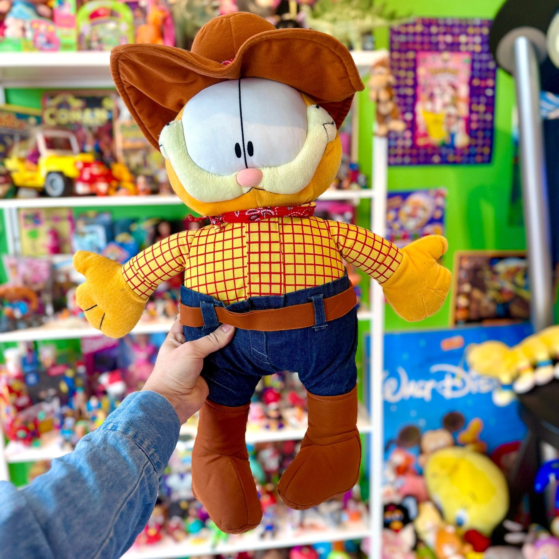 Garfield Cowboy Plush 60cm (Gosh! 2000s) - PopCultGang