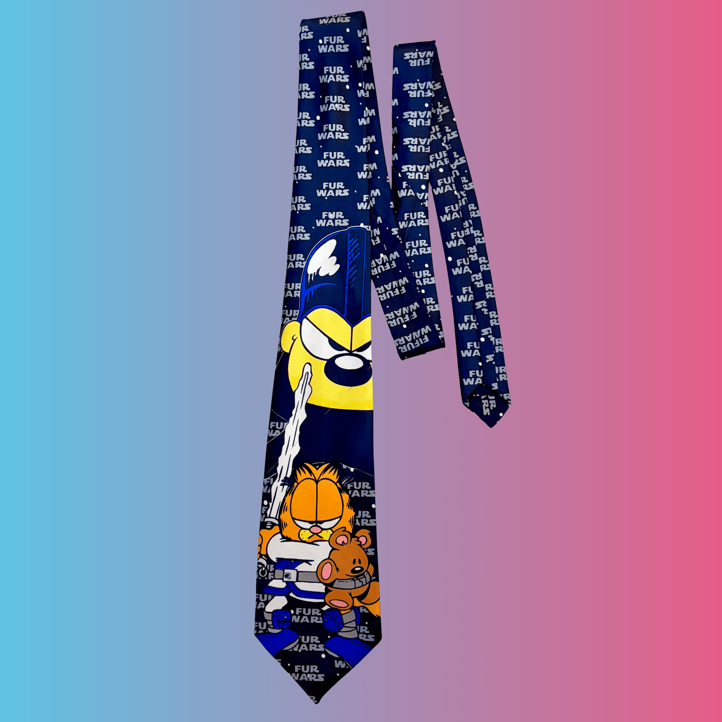 Garfield: Fur Wars - Silk Tie (Dendy, 90s) - PopCultGang