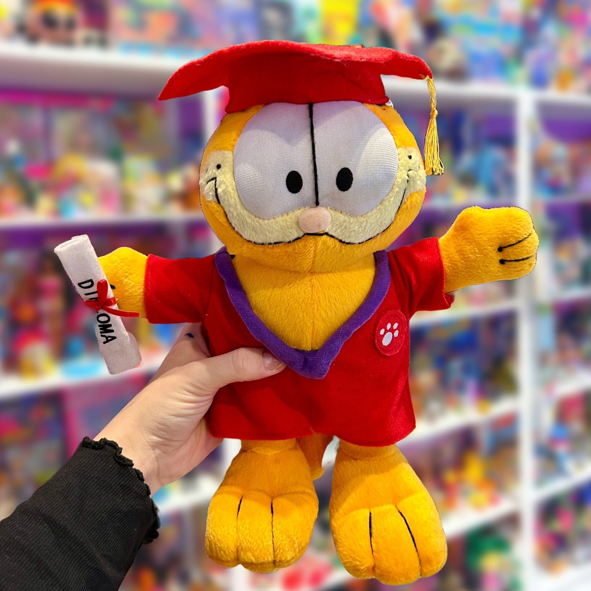 Garfield: Graduation plush (2000’s) - PopCultGang