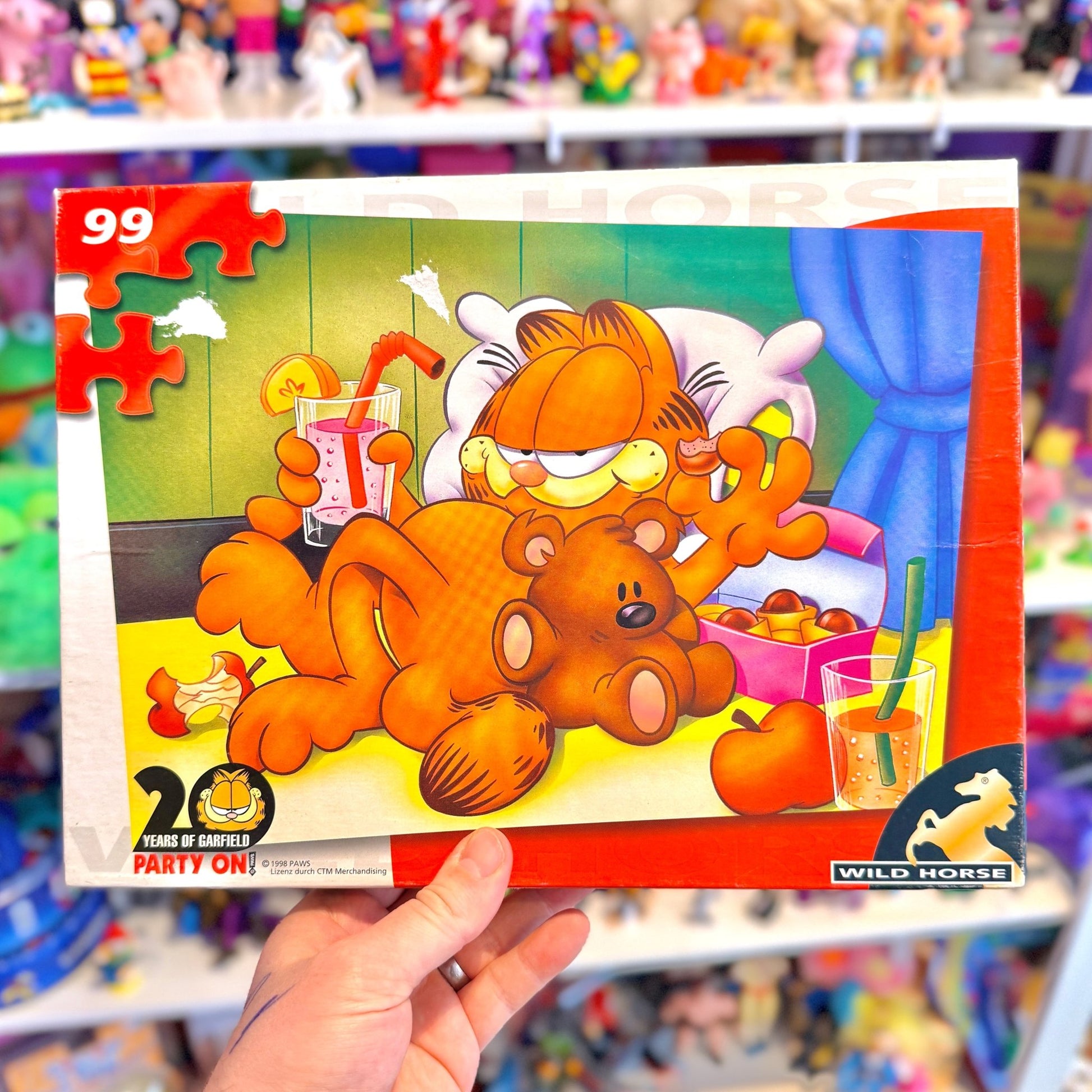 Garfield "Party On!" 99 Piece Puzzle (1998) - PopCultGang