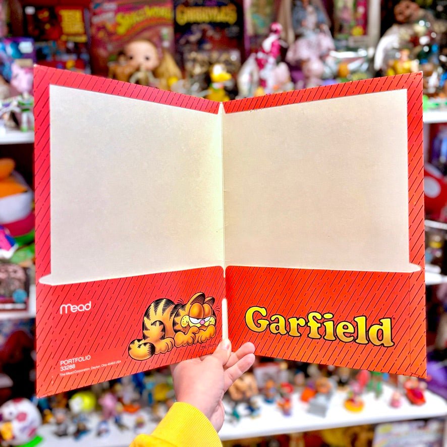 Garfield Red A4 Folder: "How Soon Till Lunch?" (80s) - PopCultGang