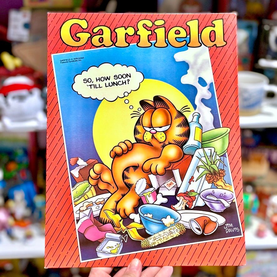 Garfield Red A4 Folder: "How Soon Till Lunch?" (80s) - PopCultGang