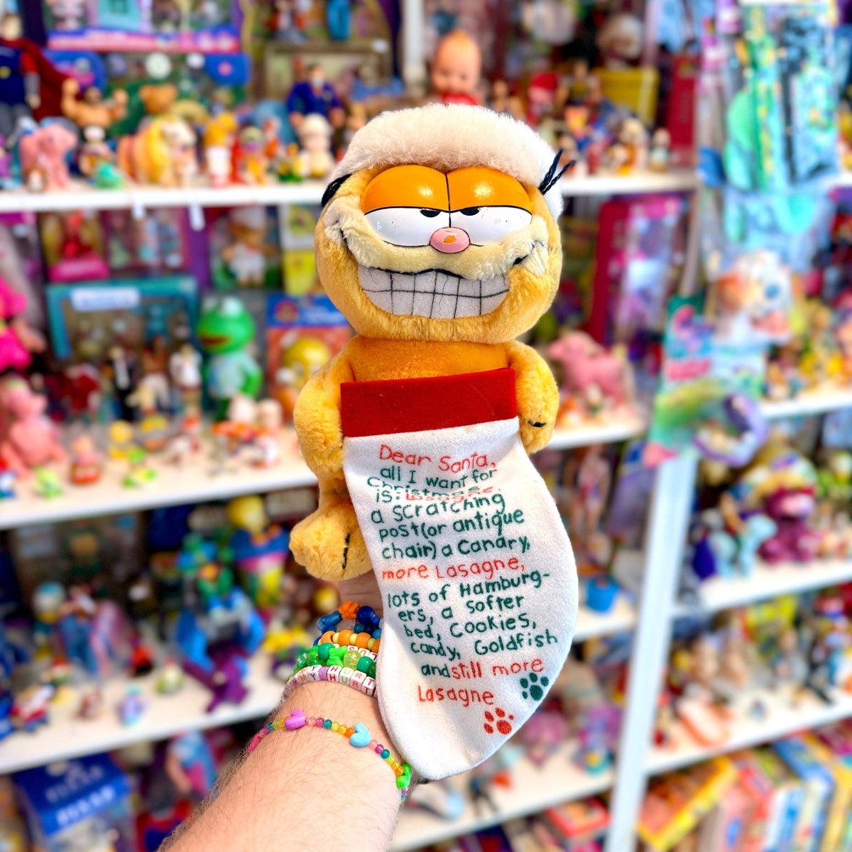Garfield: Wishlist Christmas Plush (Daikin, 1981) - PopCultGang