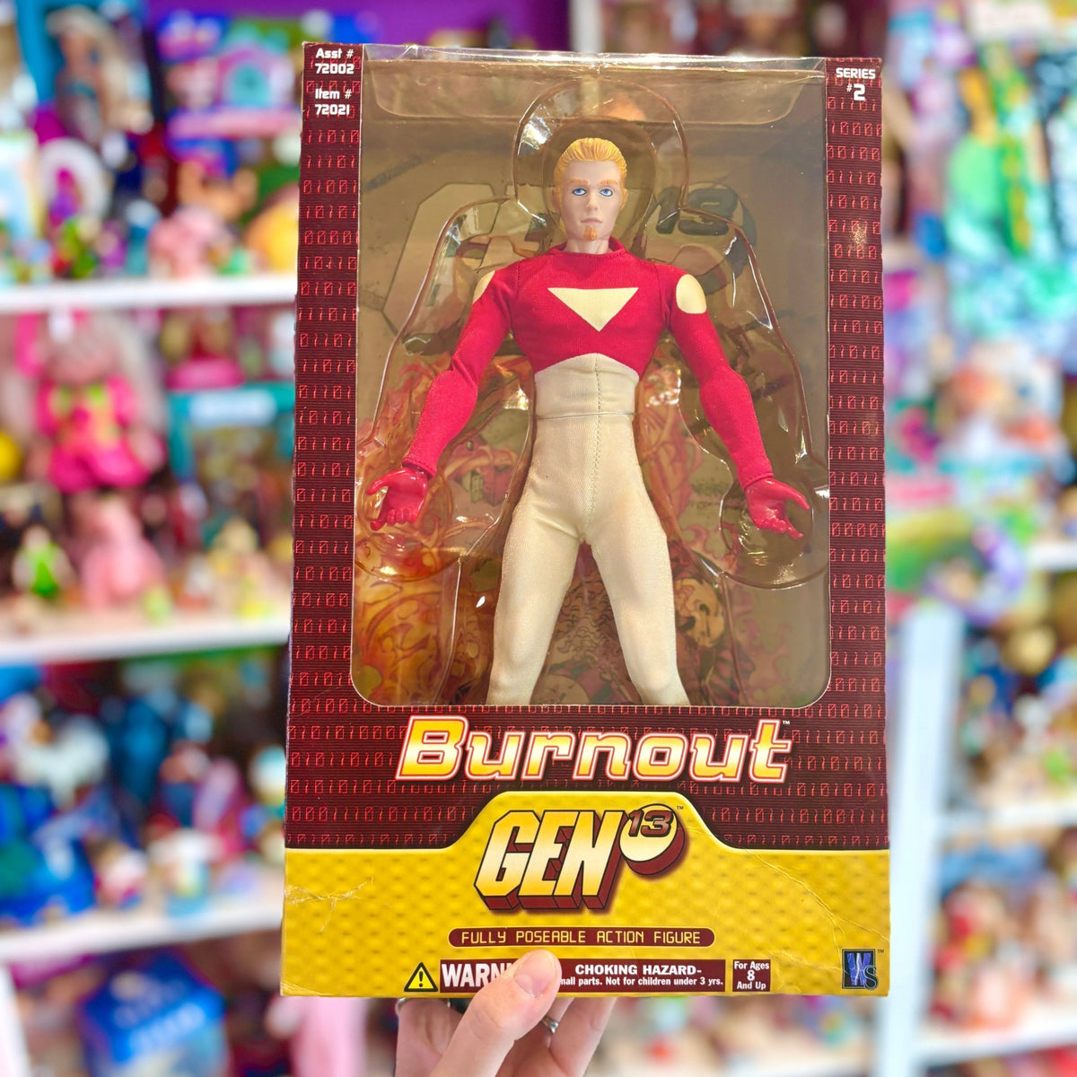 Gen 13: Burnout - 30 cm Poseable Doll Figure (Diamond Comics, Wildstorm, 1999) - PopCultGang
