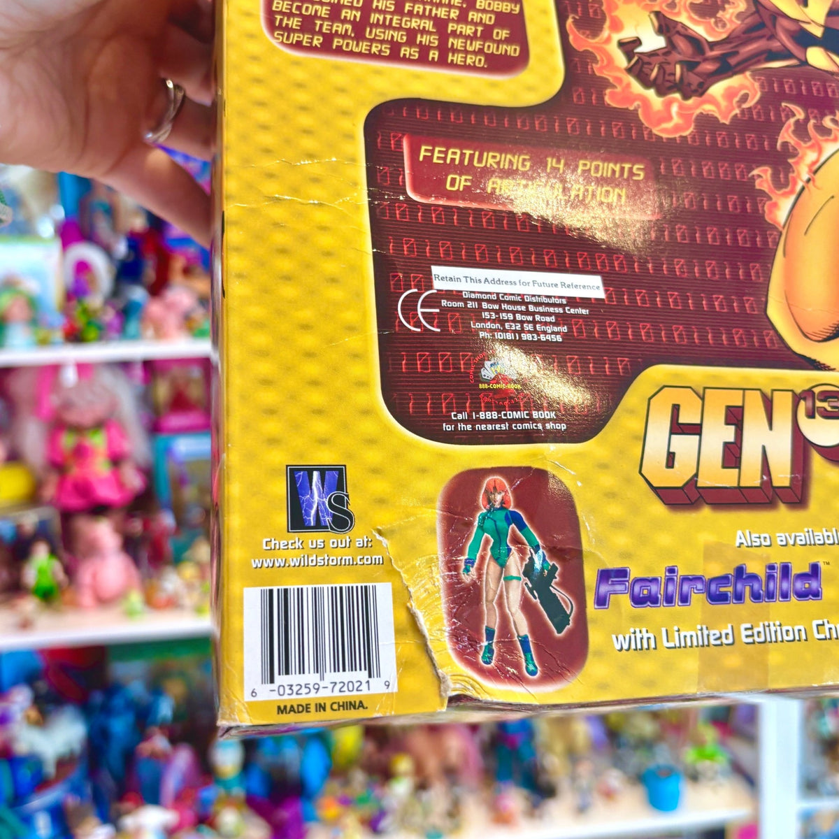 Gen 13: Burnout - 30 cm Poseable Doll Figure (Diamond Comics, Wildstorm, 1999) - PopCultGang