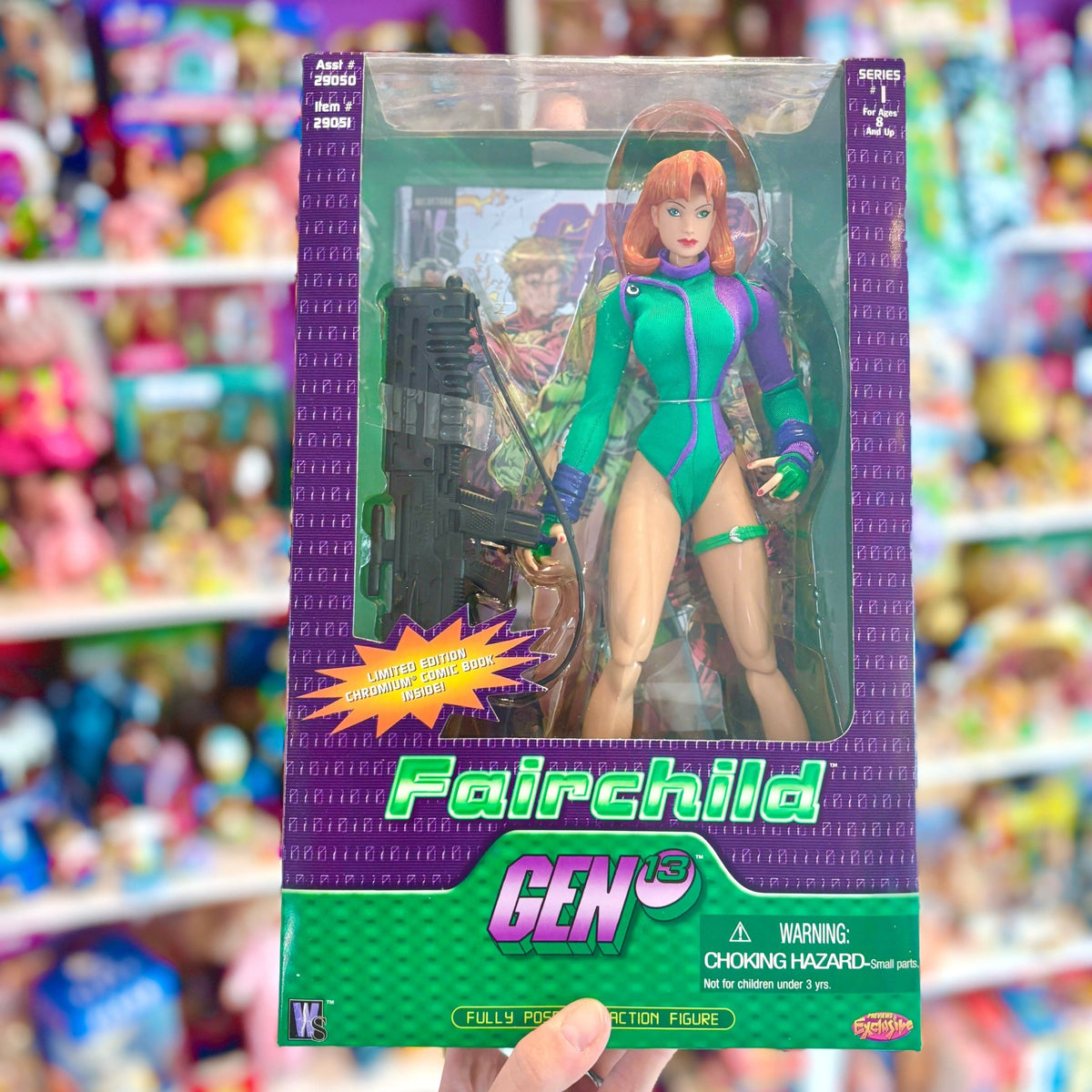 Gen 13: Fairchild 30 cm Poseable Doll Figure (Diamond Comics, Wildstorm, 1999) - PopCultGang