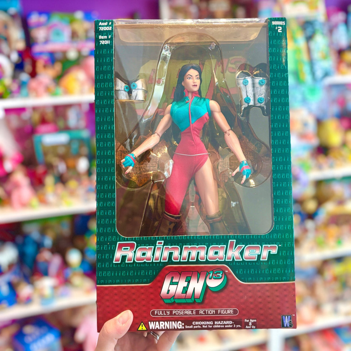 Gen 13: Sarah Rainmaker 30 cm Poseable Doll Figure (Diamond Comics, Wildstorm, 1999) - PopCultGang