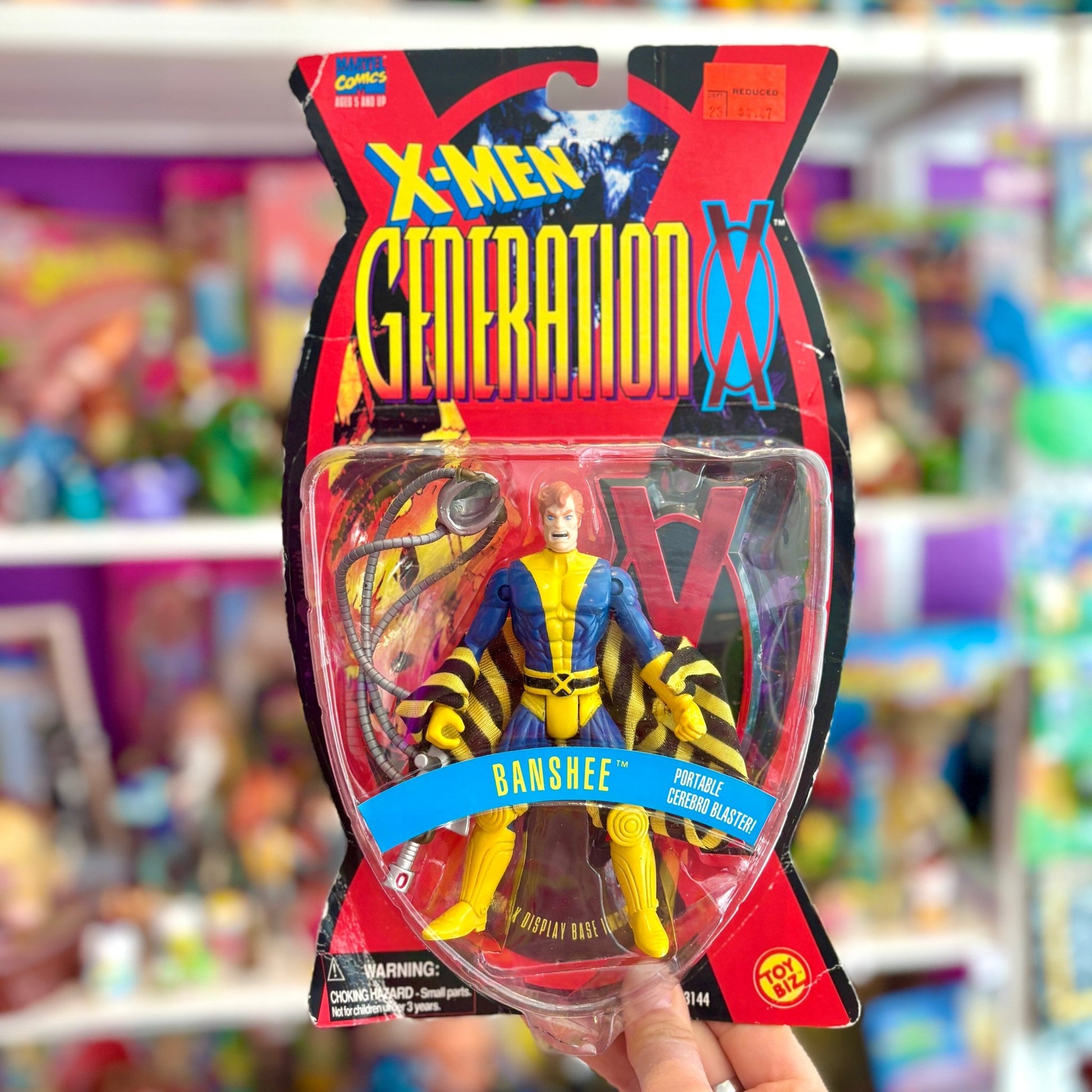 Generation X: Banshee Action Figure (ToyBiz, 1995) - PopCultGang