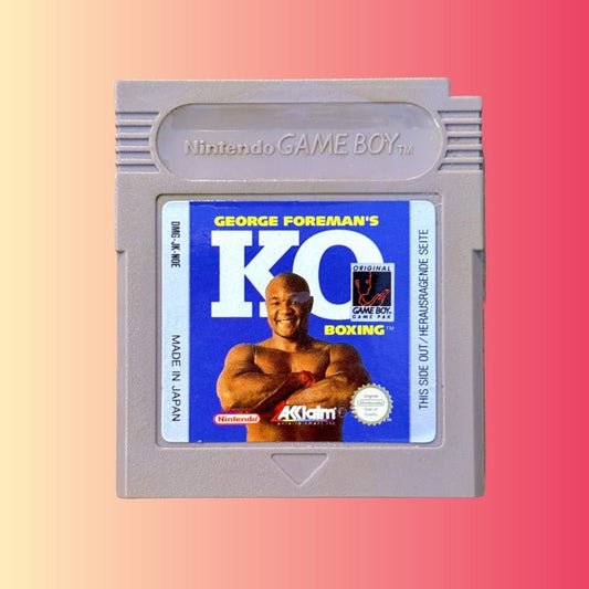 George Foreman's K.O. Boxing (Gameboy) - PopCultGang
