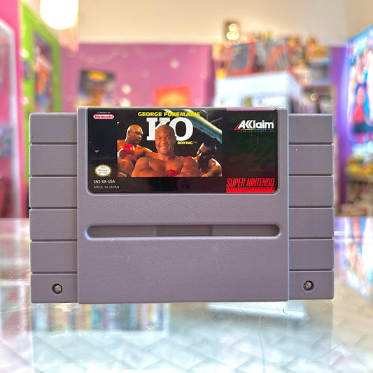 George Foreman's K.O. Boxing (SNES, NTSC) - PopCultGang