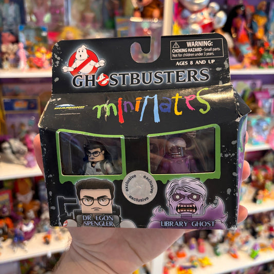 Ghostbusters Minimates: Dr. Egon Spengler / Library Ghost - PopCultGang