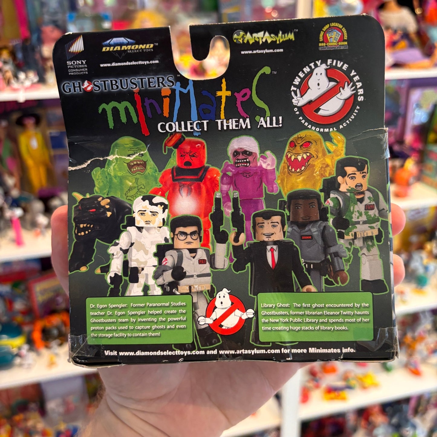 Ghostbusters Minimates: Dr. Egon Spengler / Library Ghost - PopCultGang