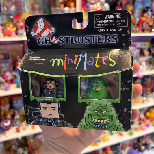 Ghostbusters Minimates: Peter (Ghostbusters 2) / Slimer - PopCultGang