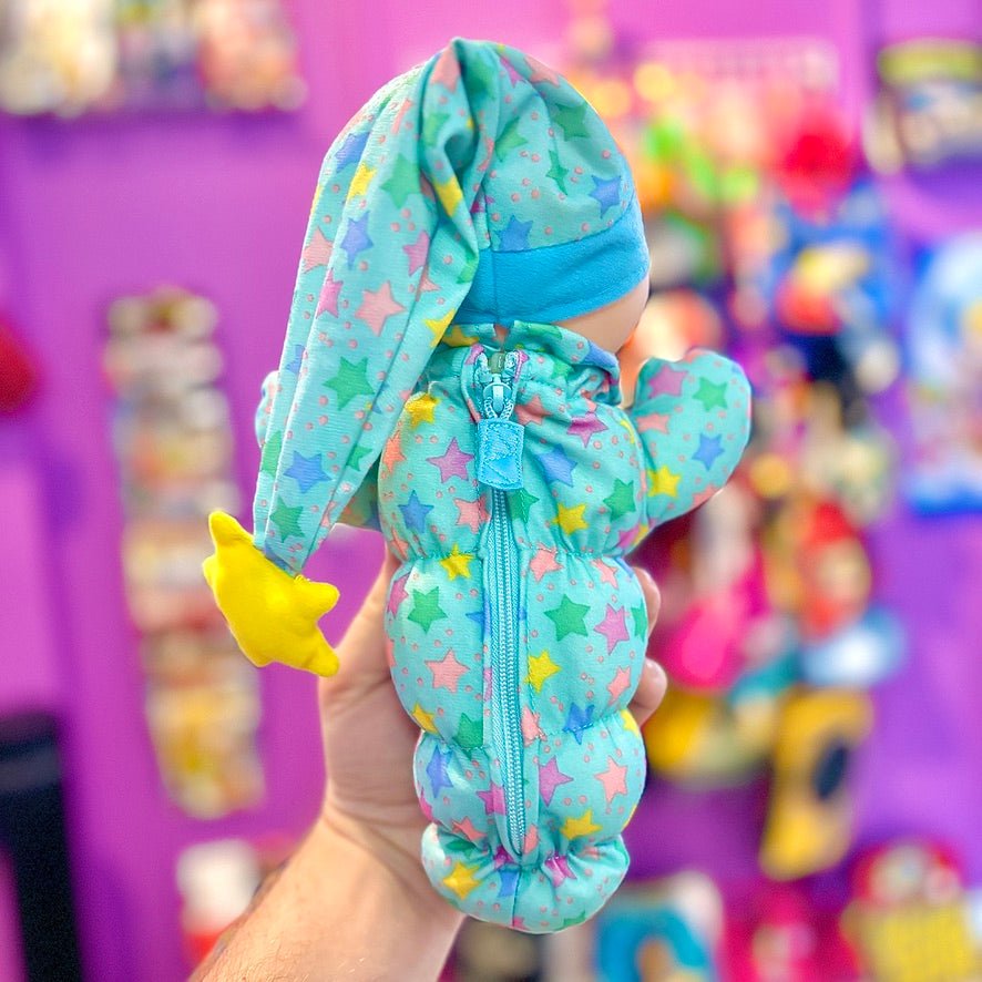 Glo Worm: Blue Stars Plush (Hasbro, 1988) - PopCultGang