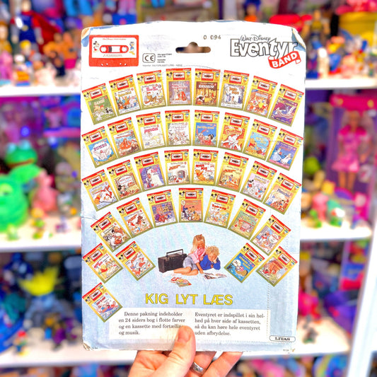 "Go' Fødselsdag: Hold En Rigtig Walt Disney Fødselsdag - Lyt Og Læs" - Read Along Book and Cassette Tape (new and unopened, Danish, 1983) - PopCultGang