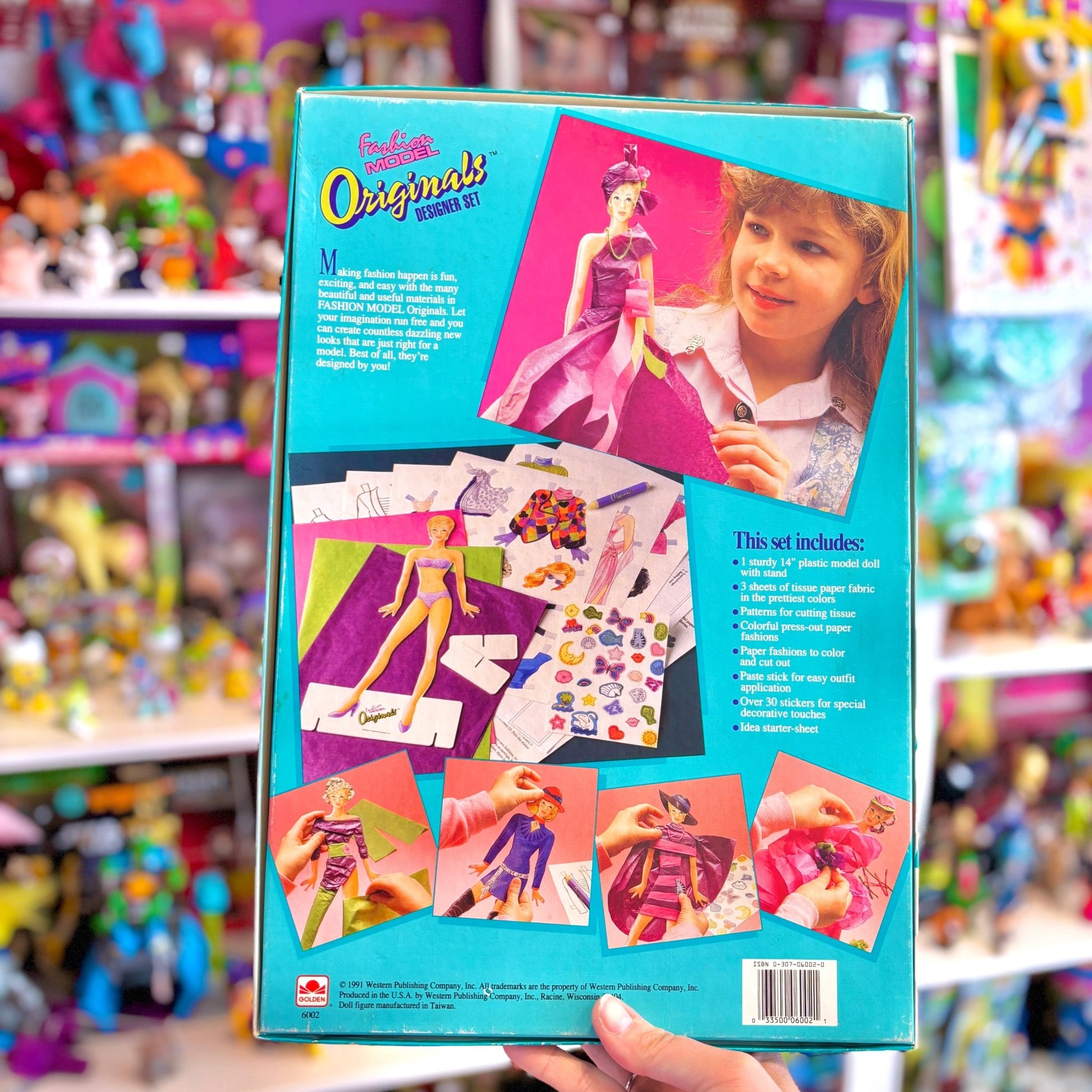 Golden Fashion Model Originals - Arts & Crafts Designer Set (Golden, 1991) - PopCultGang
