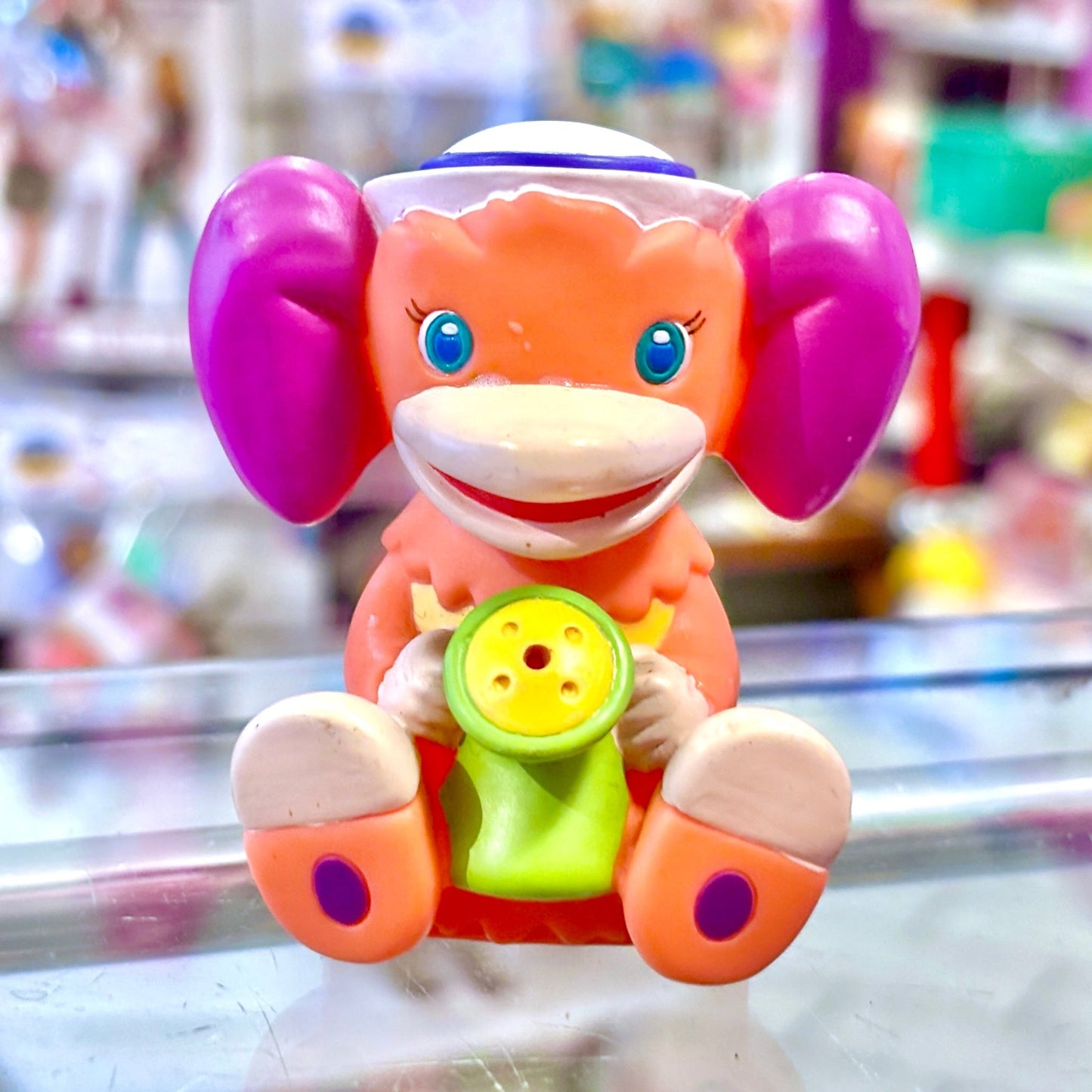 Goo Choco Lantan: Pink Fluffy Alien Mascot Figure (2000s) - PopCultGang