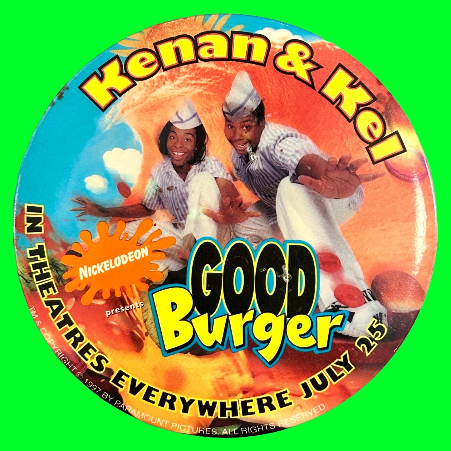 Good Burger: The Movie - Promotional Button Pin Badge (Nickelodeon, 1997) - PopCultGang