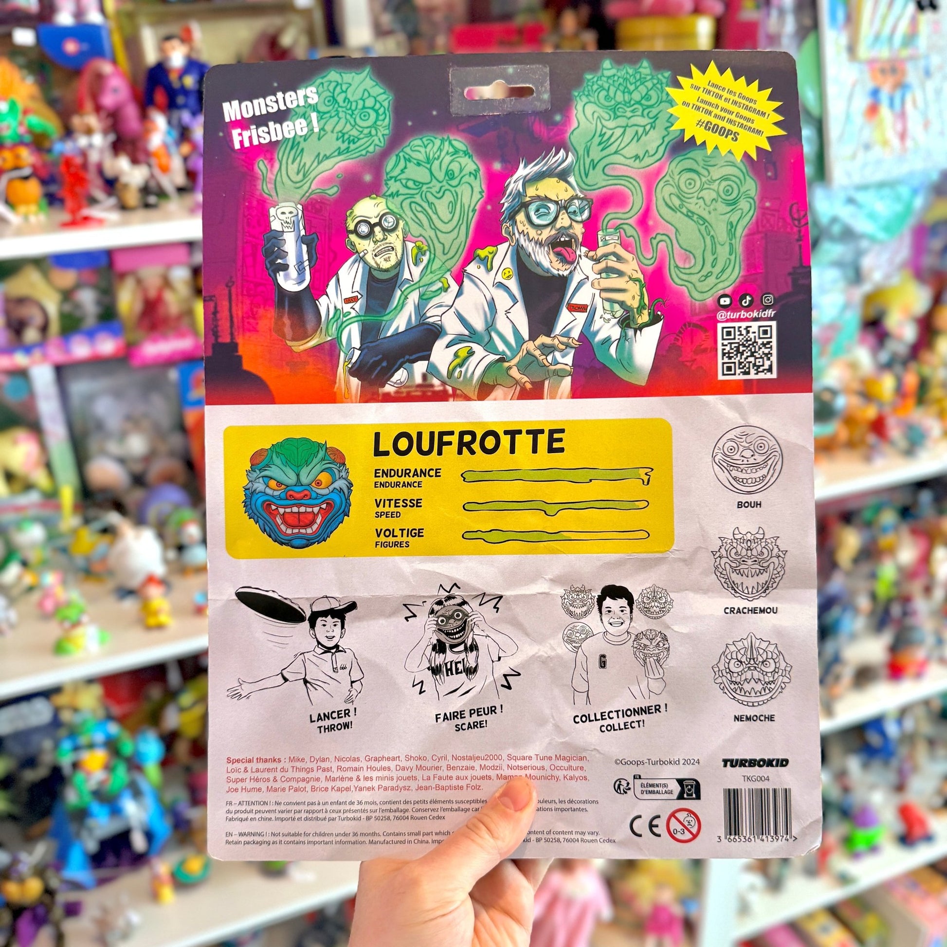 Goops: Lougrotte Monster Mask Frisbee (Turbokid, 2024) - PopCultGang