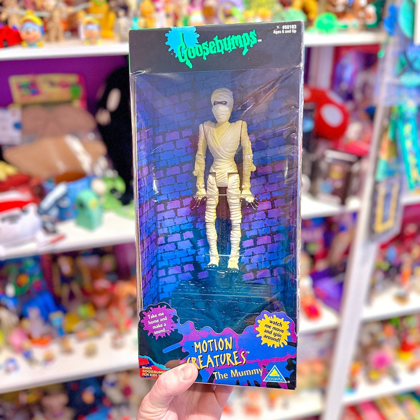 Goosebumps: Motion Creatures - The Mummy Moving Action Figure (90s) - PopCultGang
