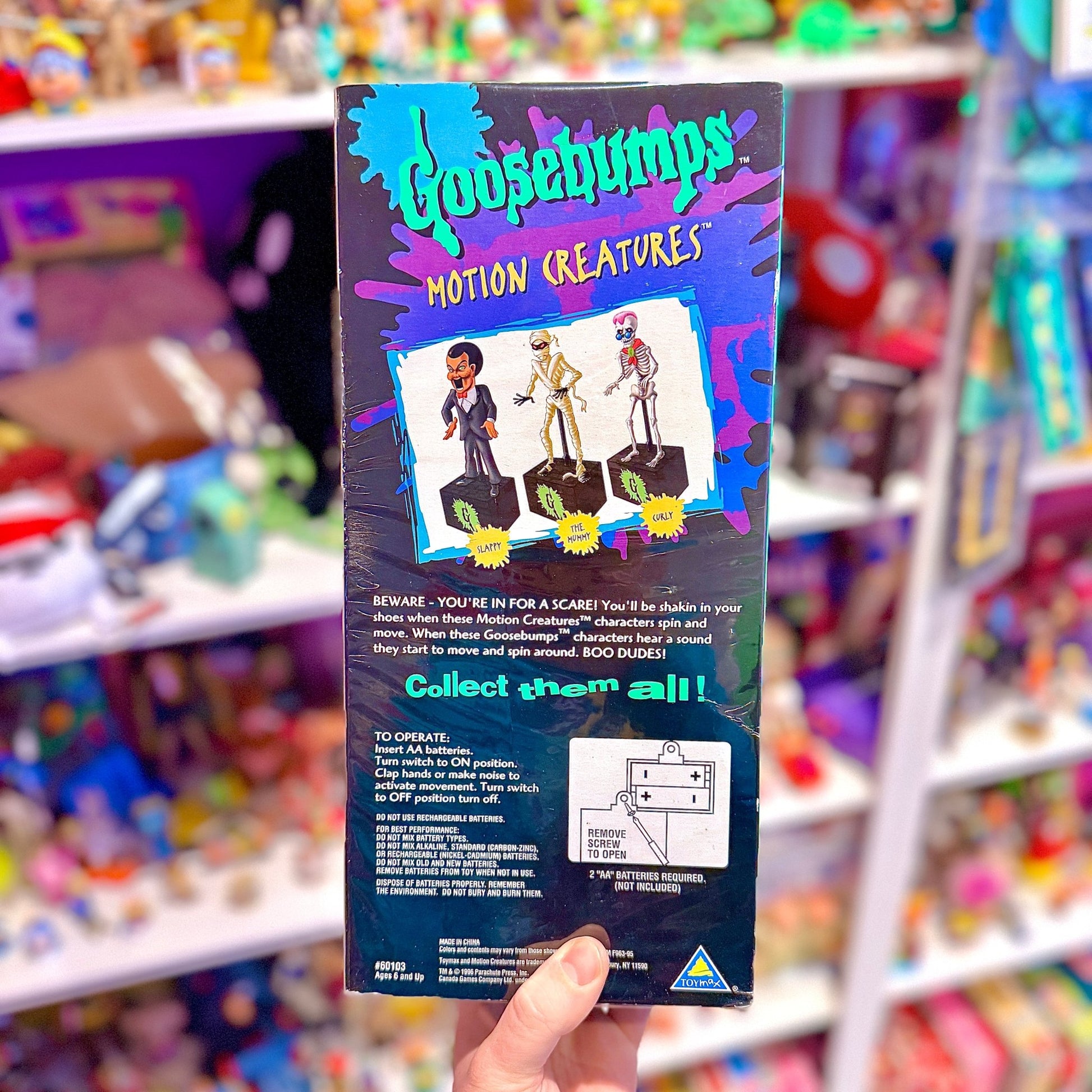 Goosebumps: Motion Creatures - The Mummy Moving Action Figure (90s) - PopCultGang
