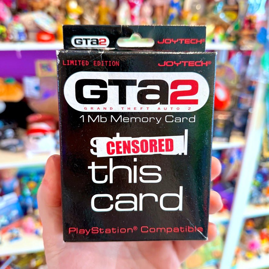 Grand Theft Auto 2 Memory Card (PS1, Joytech, CIB, 90s) - PopCultGang