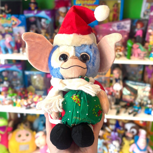 Gremlins 2: The New Batch - Blue Gizmo Gremlin Christmas Plush (90s) - PopCultGang