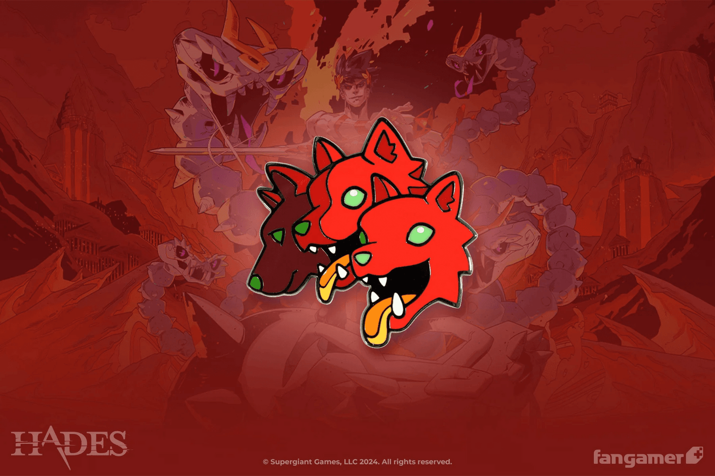 Hades - Ceberus Enamel Pin (Fangamer) - PopCultGang