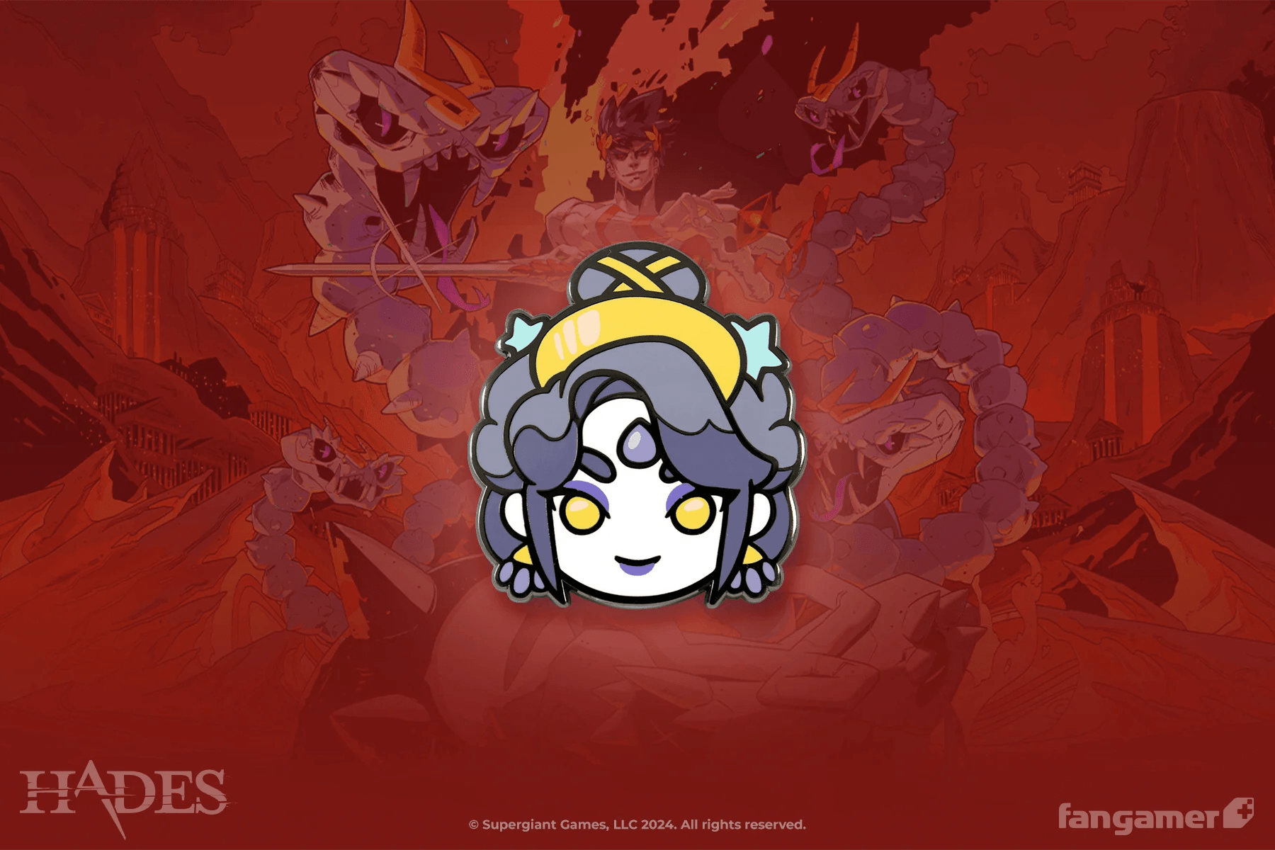 Hades - Nyx Enamel Pin (Fangamer) - PopCultGang