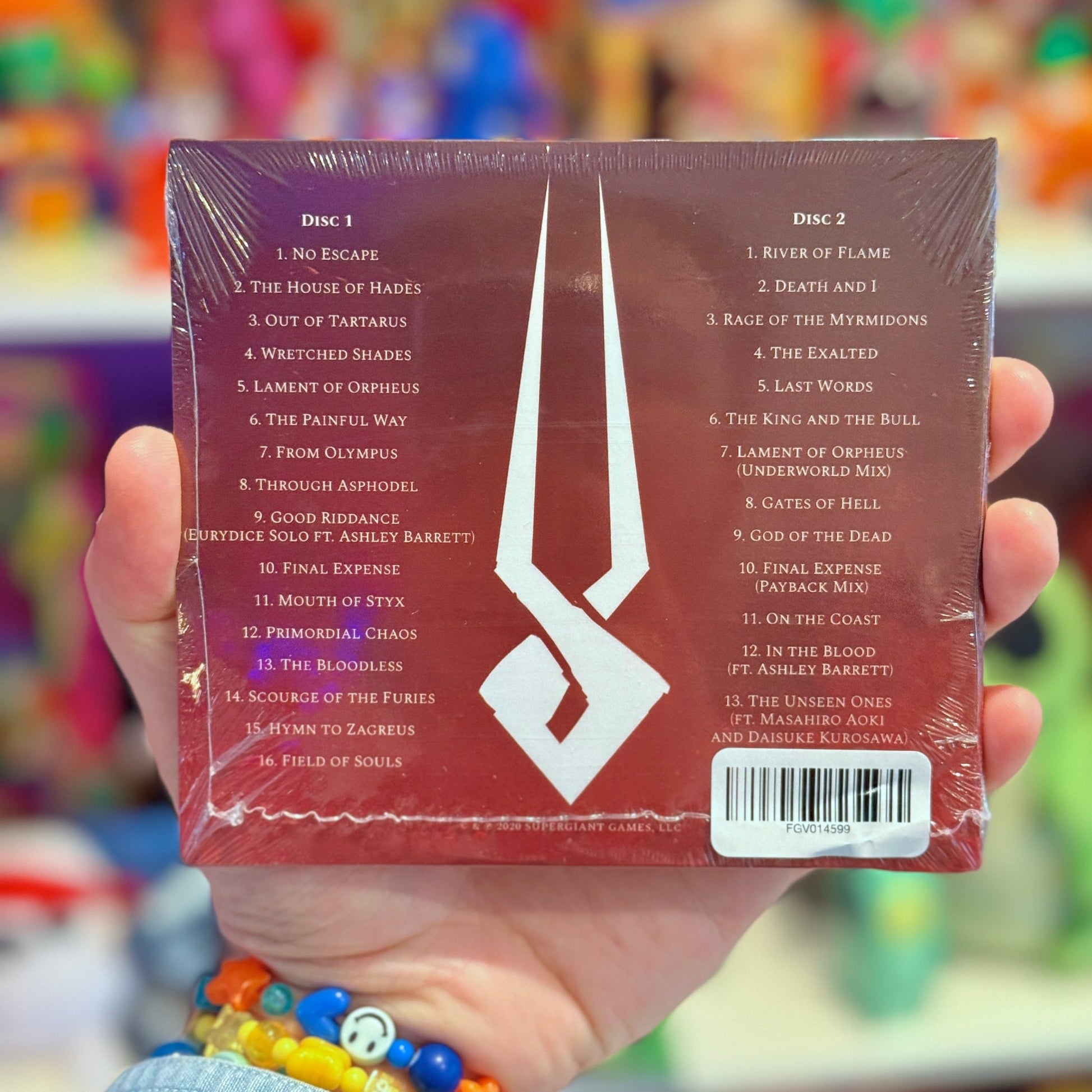 Hades: Original Soundtrack CD (Fangamer) - PopCultGang