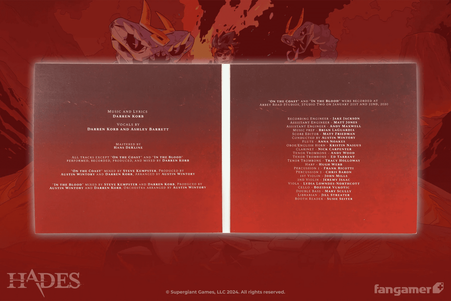 Hades: Original Soundtrack CD (Fangamer) - PopCultGang