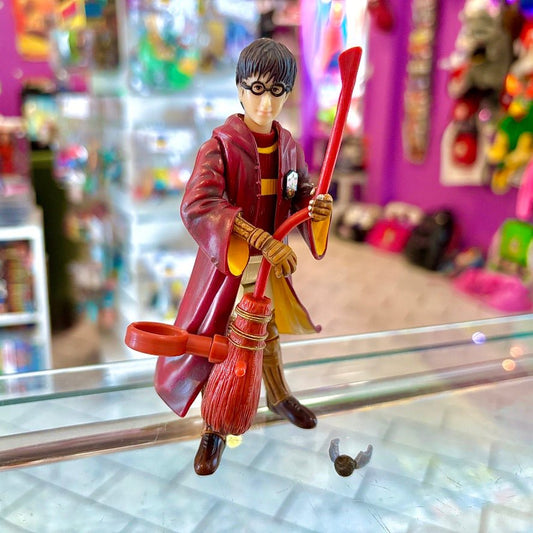 Harry Potter and The Sorcerer's Stone: Quidditch Harry Potter Action Figure (2001) - PopCultGang