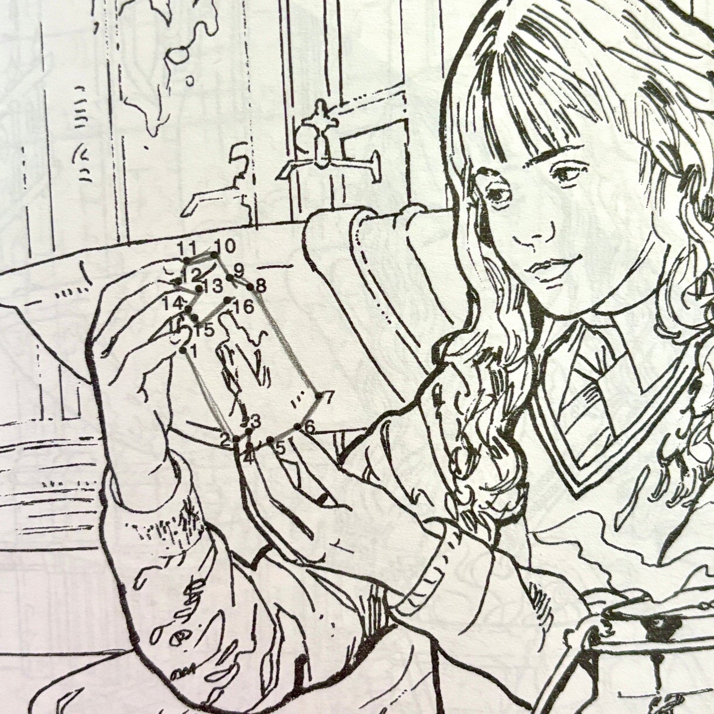 Harry Potter & Chamber of Secrets - Color Dot - to - Dot Booklet (2000s) - PopCultGang