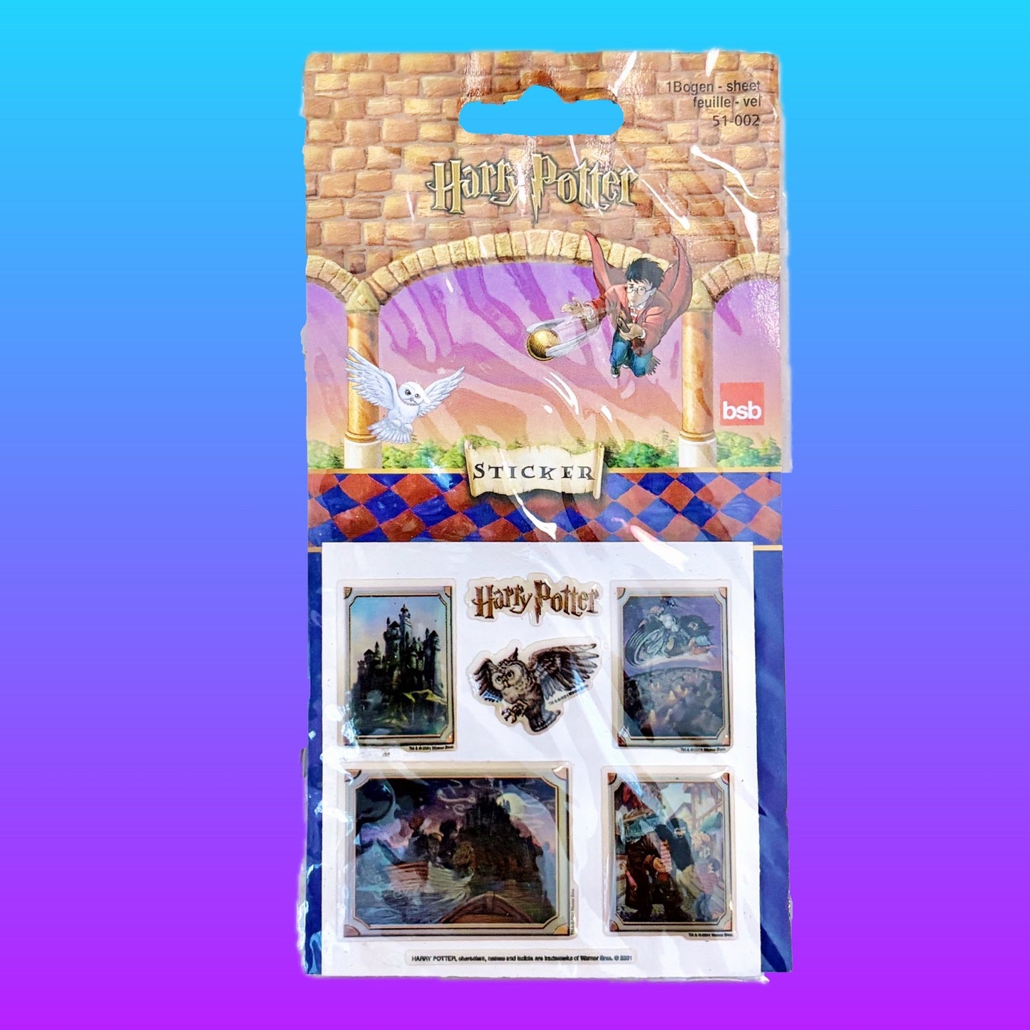Harry Potter: Hogwarts Scenes Stickers (BSB, 2001) - PopCultGang