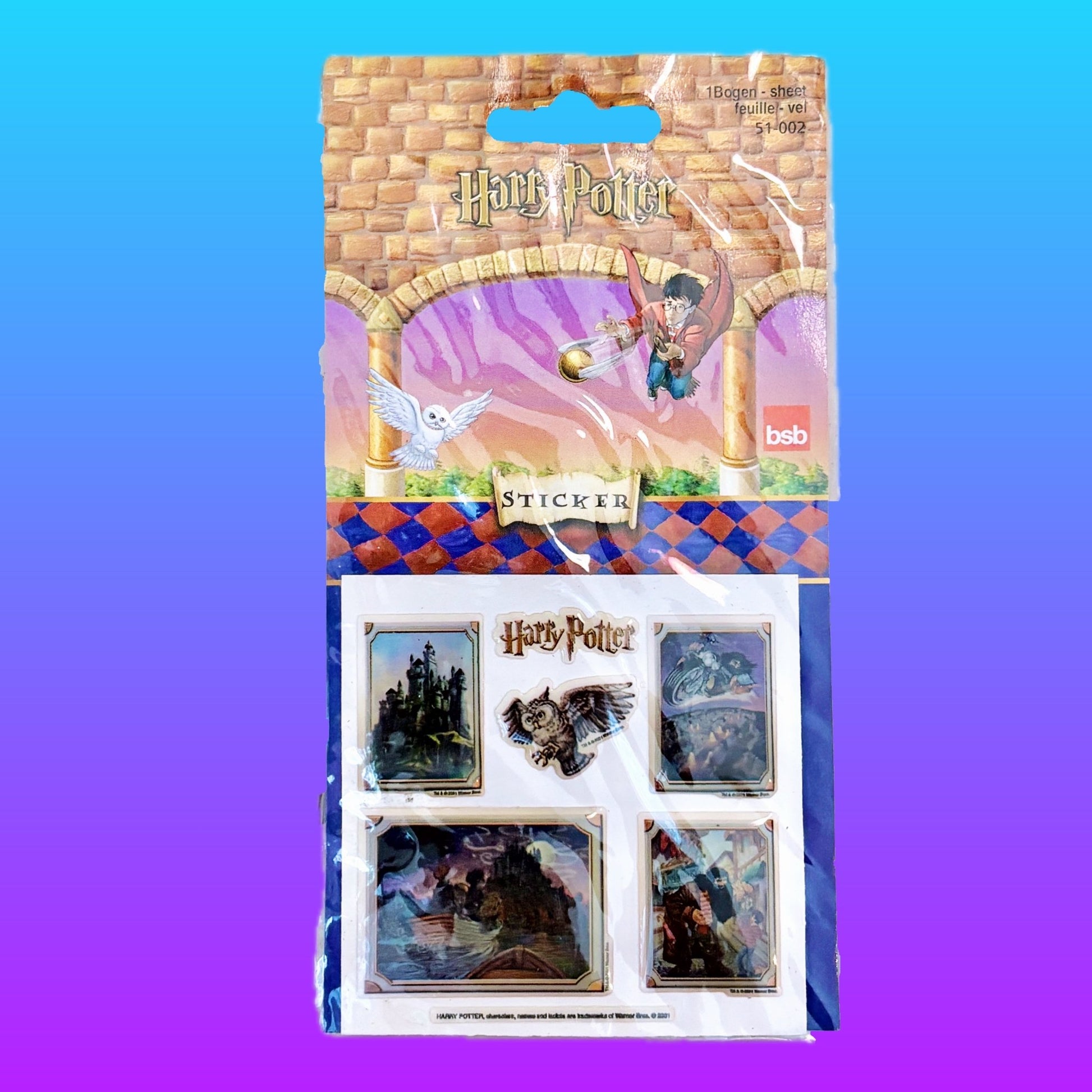 Harry Potter: Hogwarts Scenes Stickers (BSB, 2001) - PopCultGang