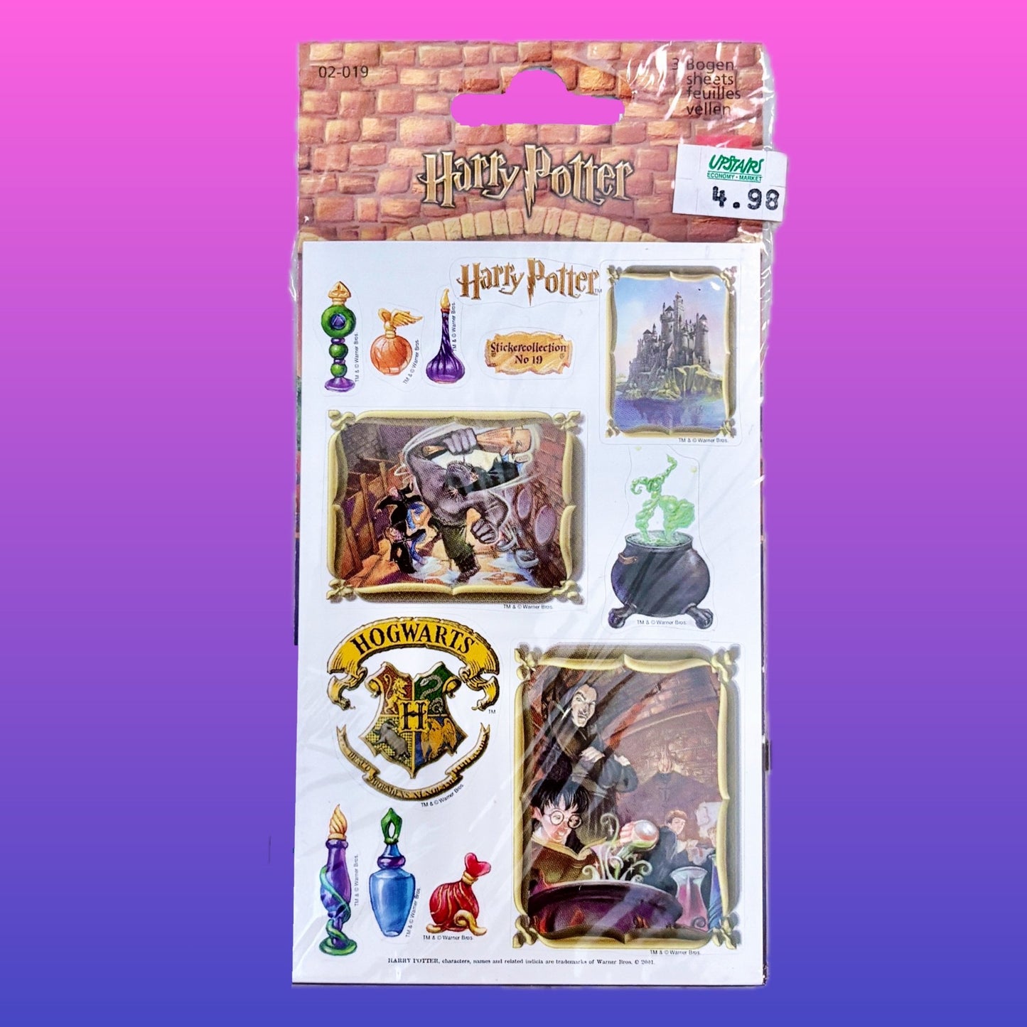 Harry Potter: Sticker Collection No. 19 (BSB, 2001) - PopCultGang