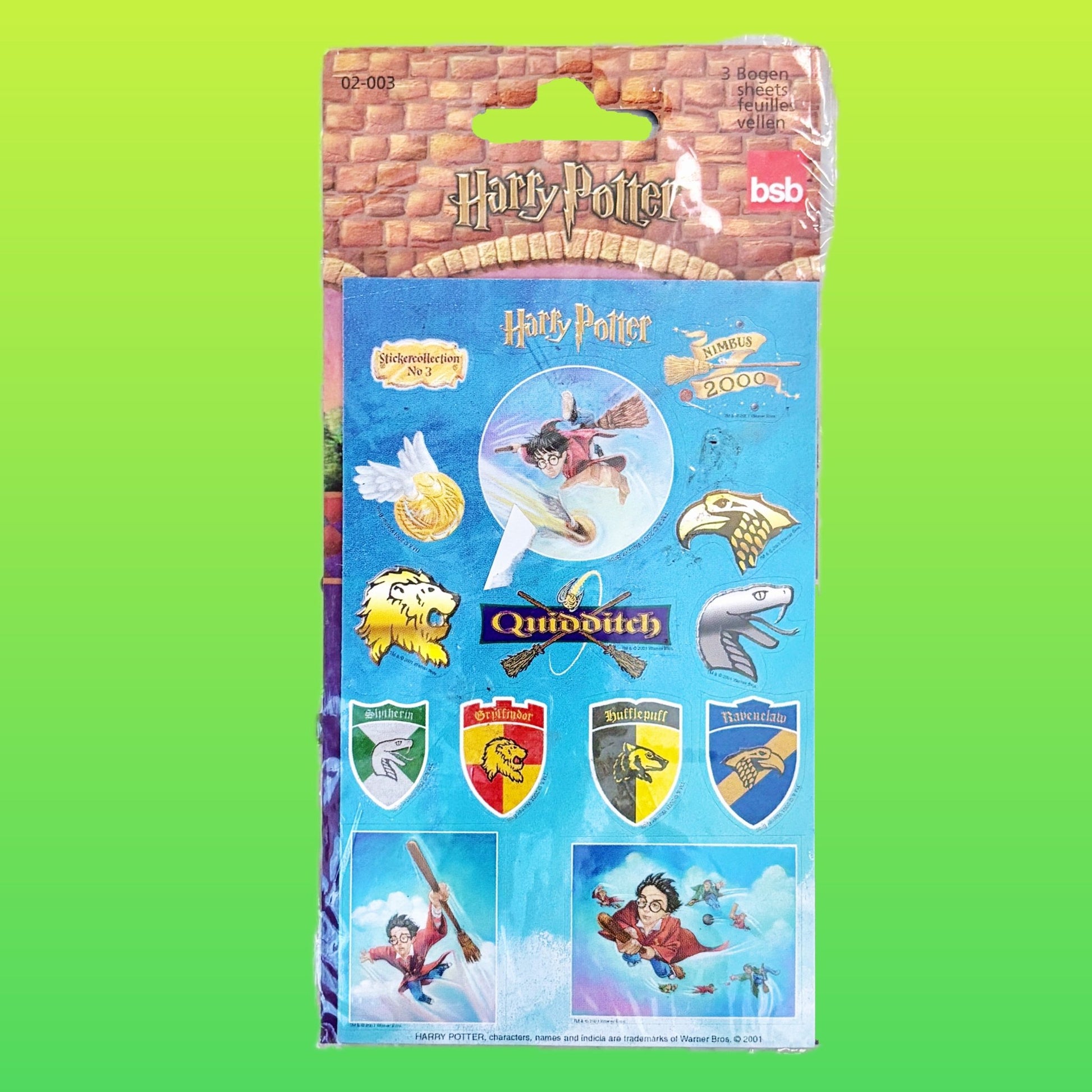 Harry Potter: Sticker Collection No. 3 (BSB, 2001) - PopCultGang